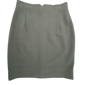 Copines dark green wool skirt US size 6 EU size 38
